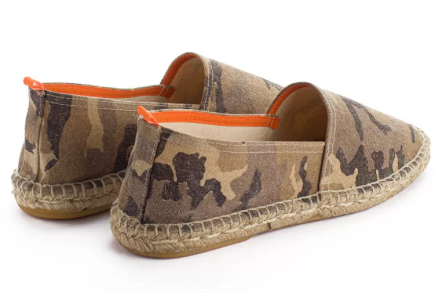 Alpargatas Yute^Abarca Shoes Camping Terra Camuflaje Camel