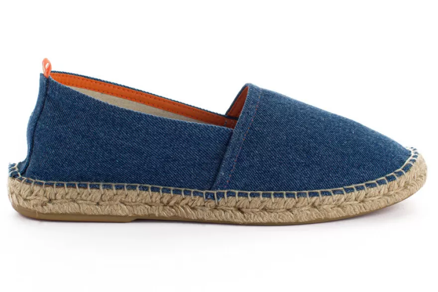 Alpargatas De Verano^Abarca Shoes Camping Terra Jeans Oscuro 15