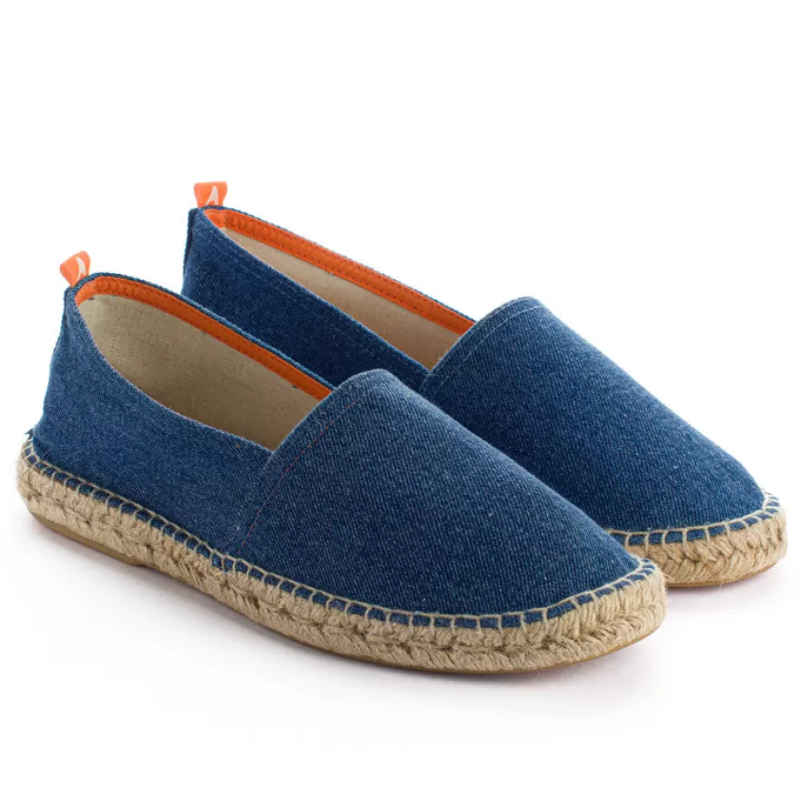 Alpargatas De Verano^Abarca Shoes Camping Terra Jeans Oscuro 15