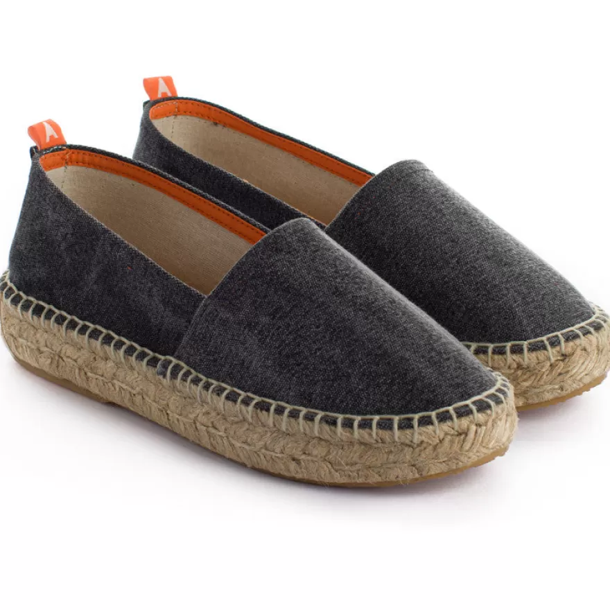 Alpargatas Yute^Abarca Shoes Camping Terra Negro