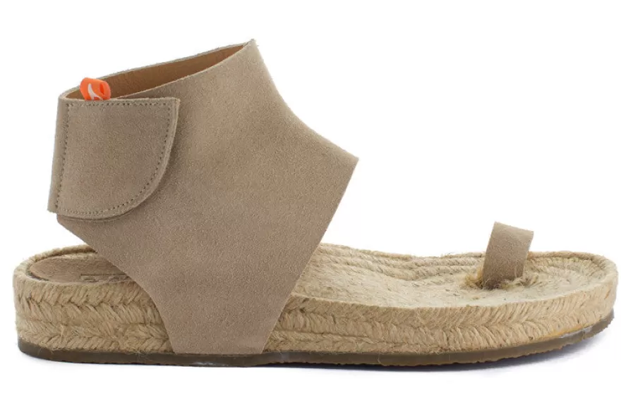 Sandalias Yute^Abarca Shoes Sandalia Piel Ibiza Piedra