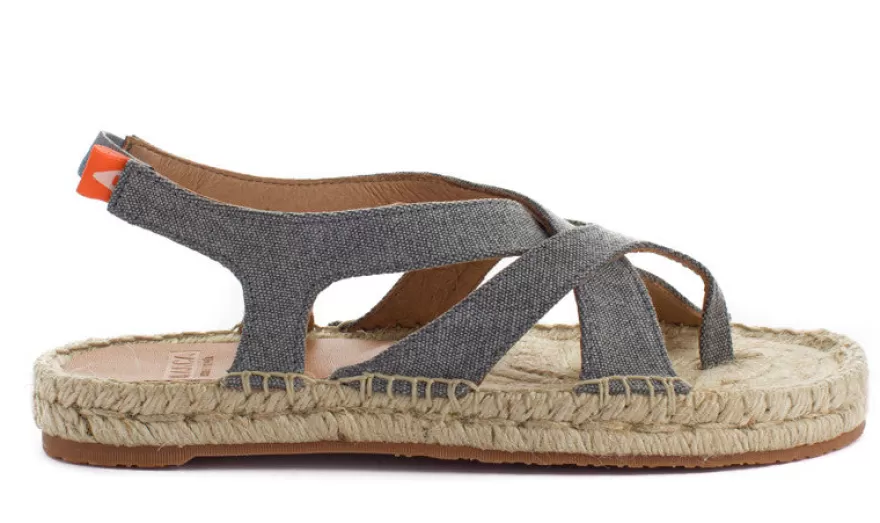 Sandalias Yute^Abarca Shoes Sandalia Terra Formentera Gris