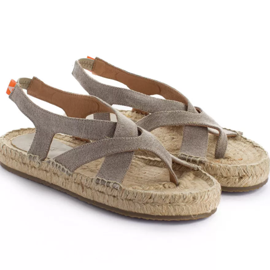 Sandalias Yute^Abarca Shoes Sandalia Terra Formentera Panna