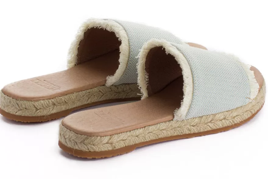 Sandalias Yute^Abarca Shoes Sandalias De Yute Santorini Unisex Color Celeste