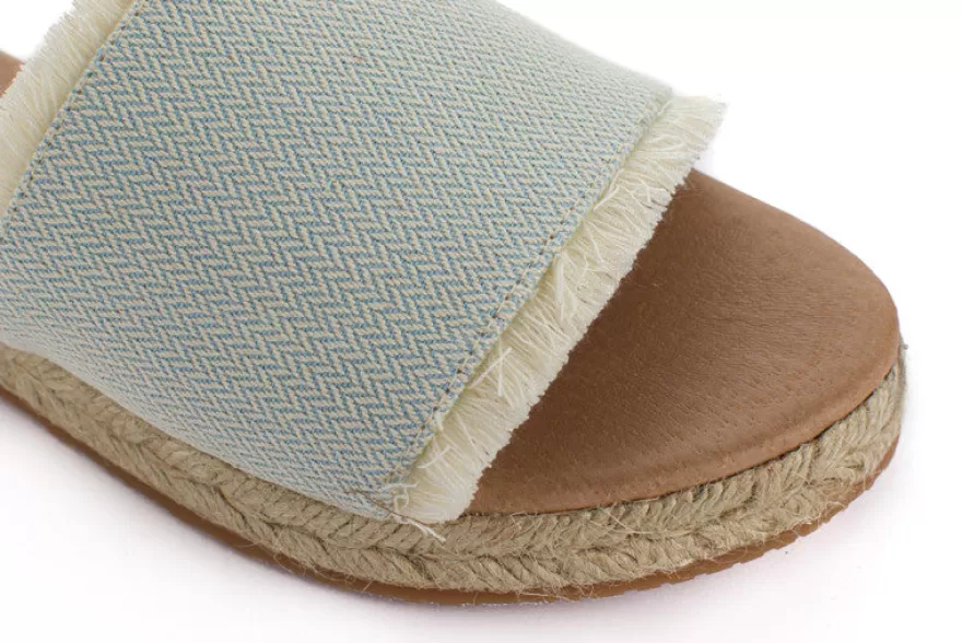 Sandalias Yute^Abarca Shoes Sandalias De Yute Santorini Unisex Color Celeste