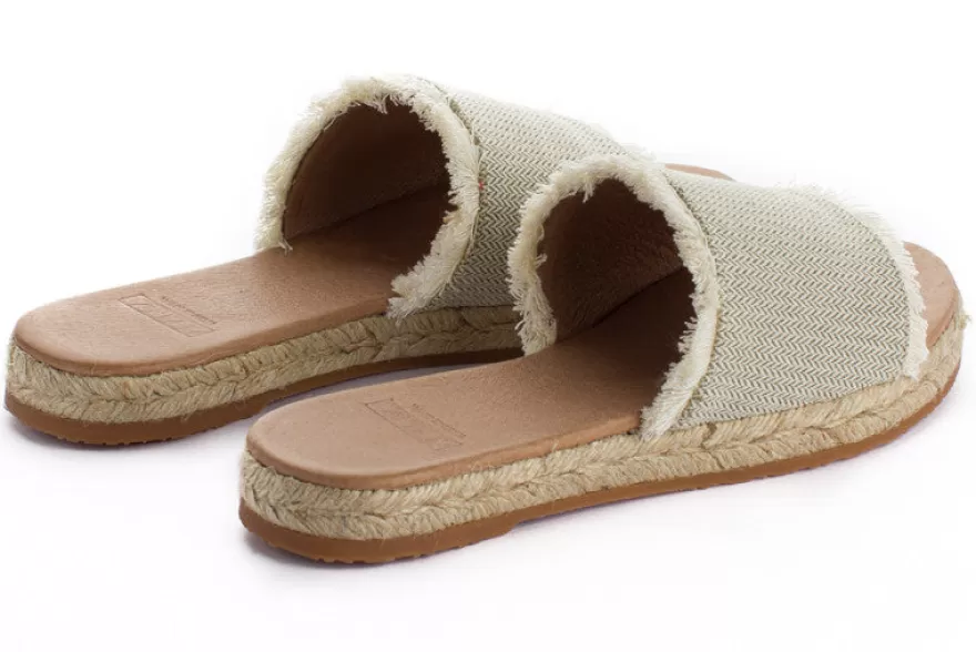 Sandalias Yute^Abarca Shoes Sandalias De Yute Santorini Unisex Color Kaki