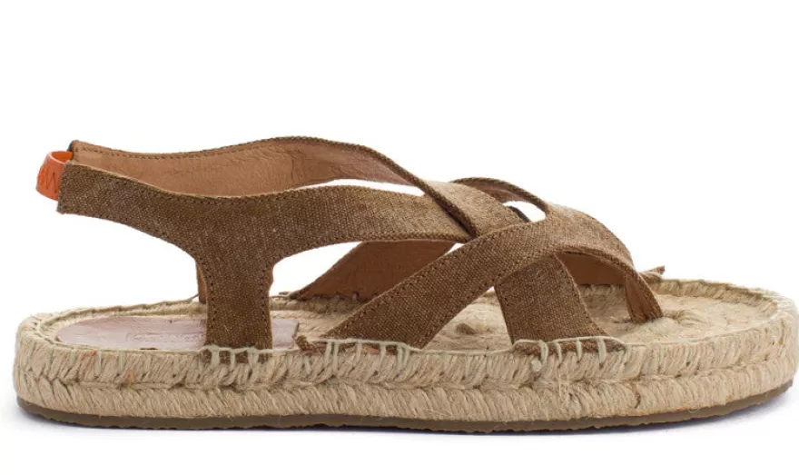 Sandalias Yute^Abarca Shoes Sandalias De Yute Terra Formentera Cuero