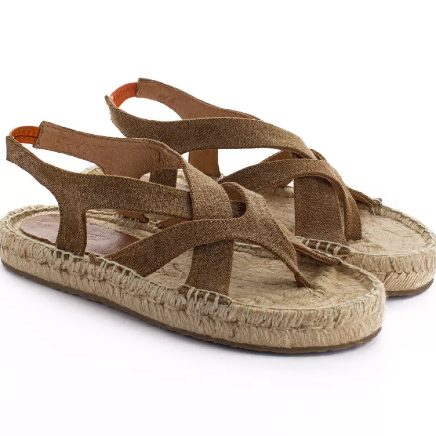 Sandalias Yute^Abarca Shoes Sandalias De Yute Terra Formentera Cuero