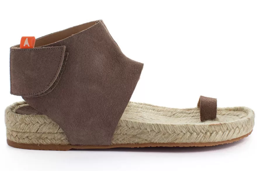 Sandalias Yute^Abarca Shoes Sandalias Piel Ibiza Topo