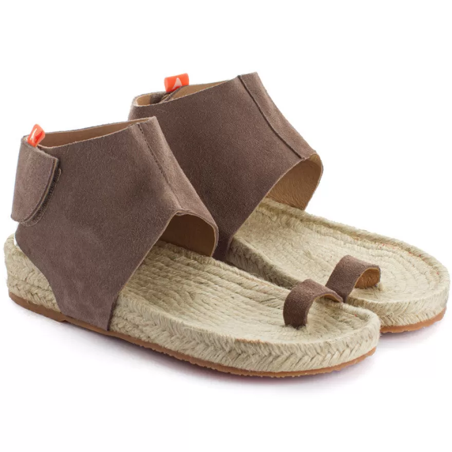 Sandalias Yute^Abarca Shoes Sandalias Piel Ibiza Topo